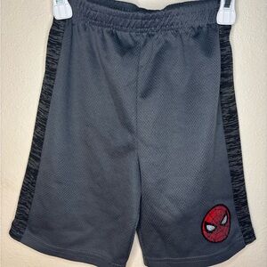 Marvel Spider-Man Charcoal Kids Shorts Boy Size 6